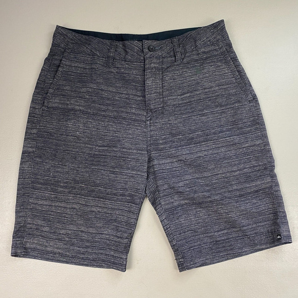 Quiksilver Other - Quiksilver Amphibian Shorts Mens 28x9 Gray Flat Front Hybrid Hiking Swim